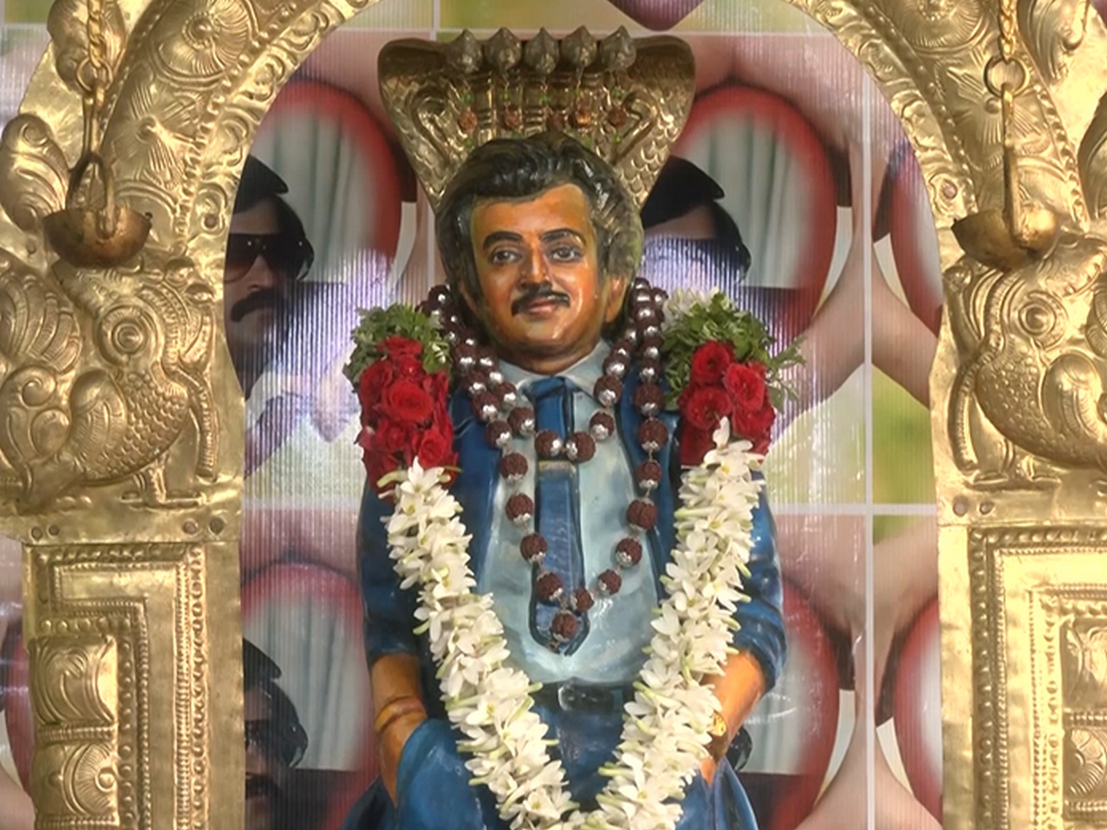Still from Rajinikanth temple (Photo/ANI)