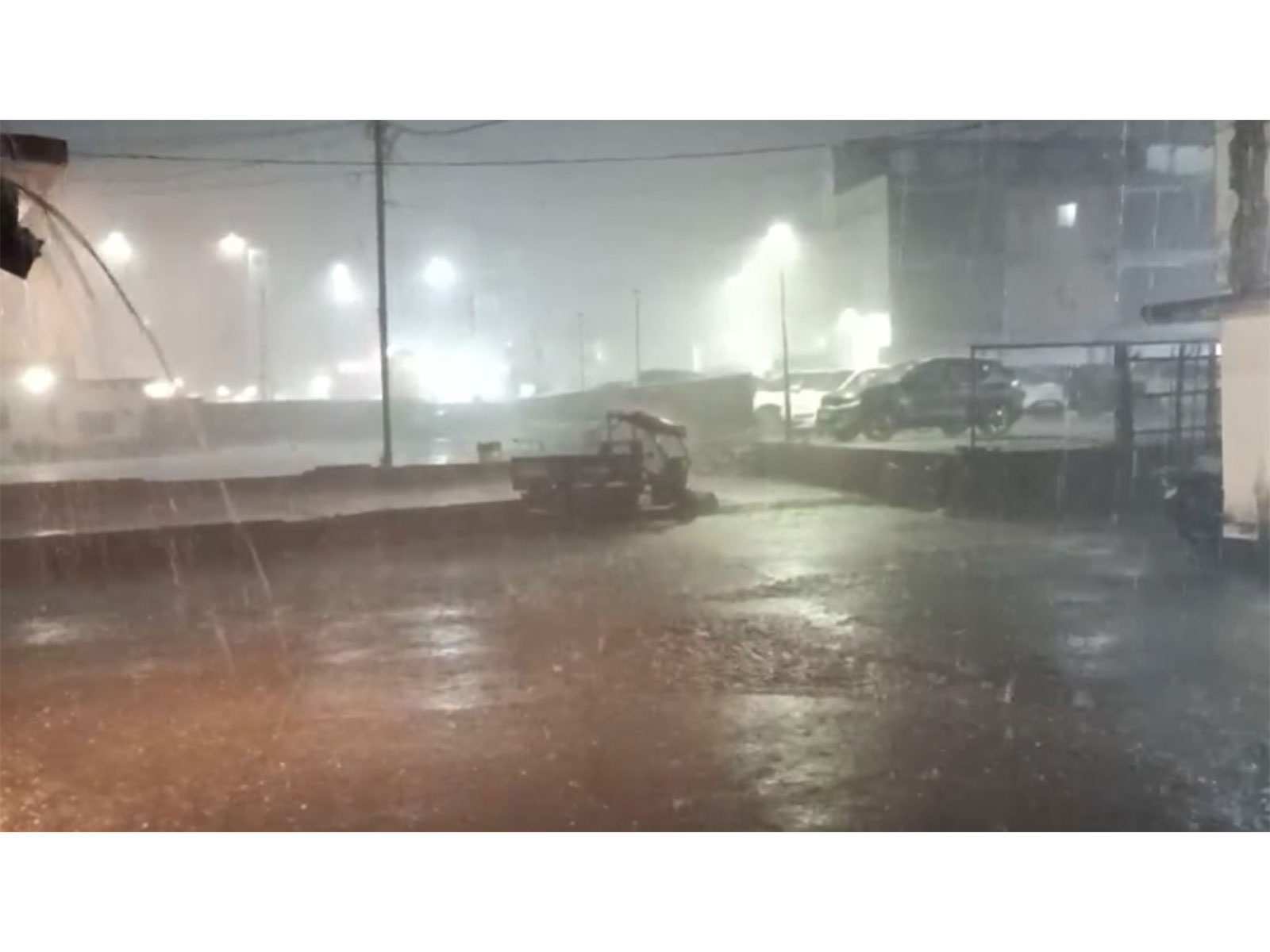 Khatima receives heavy rain (Photo/ANI) 
