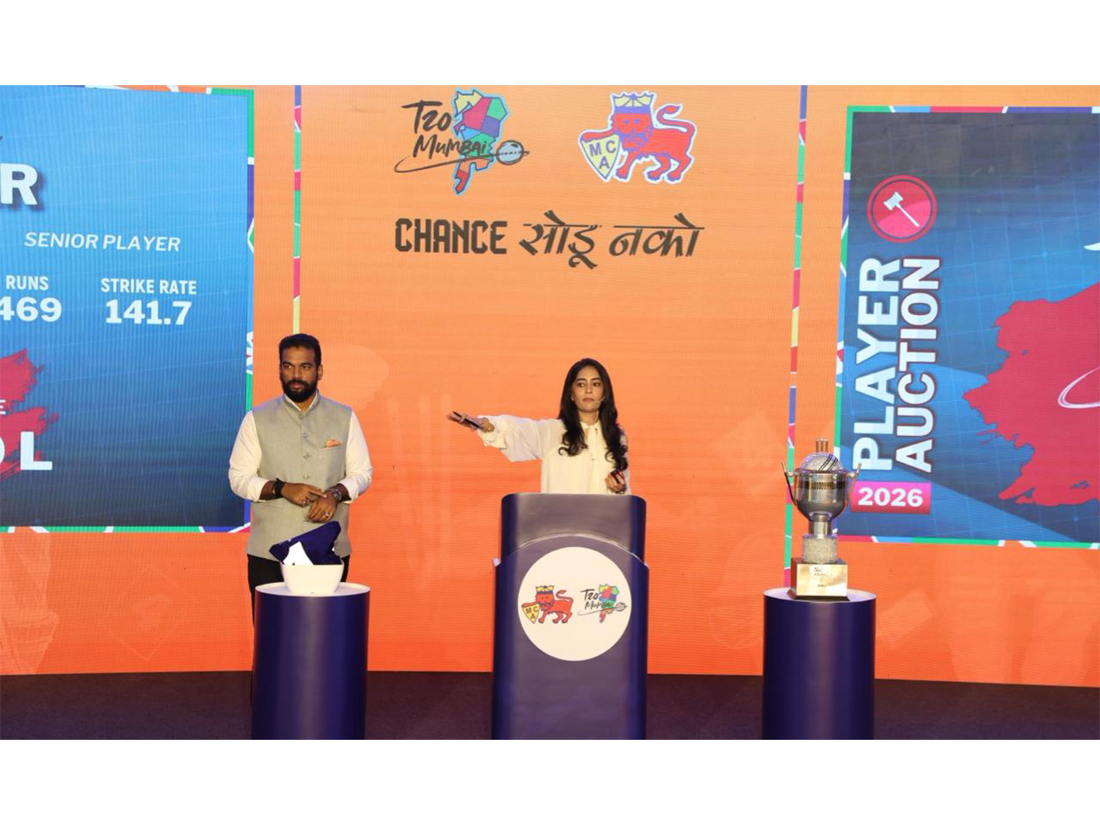  T20 Mumbai League 2026 auction was held on Saturday. (Photo/MCA)