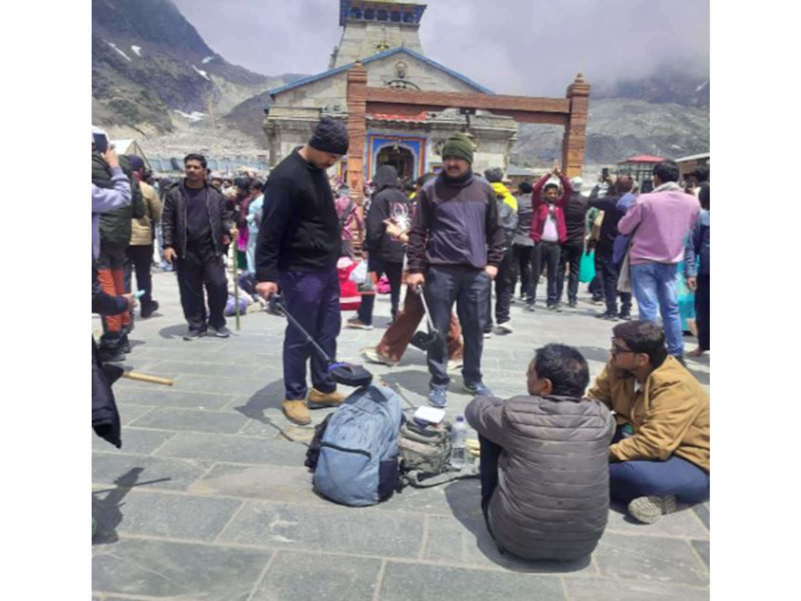 Bomb Squad conducts inspection at Kedarnath Dham (Photo/ANI) 
