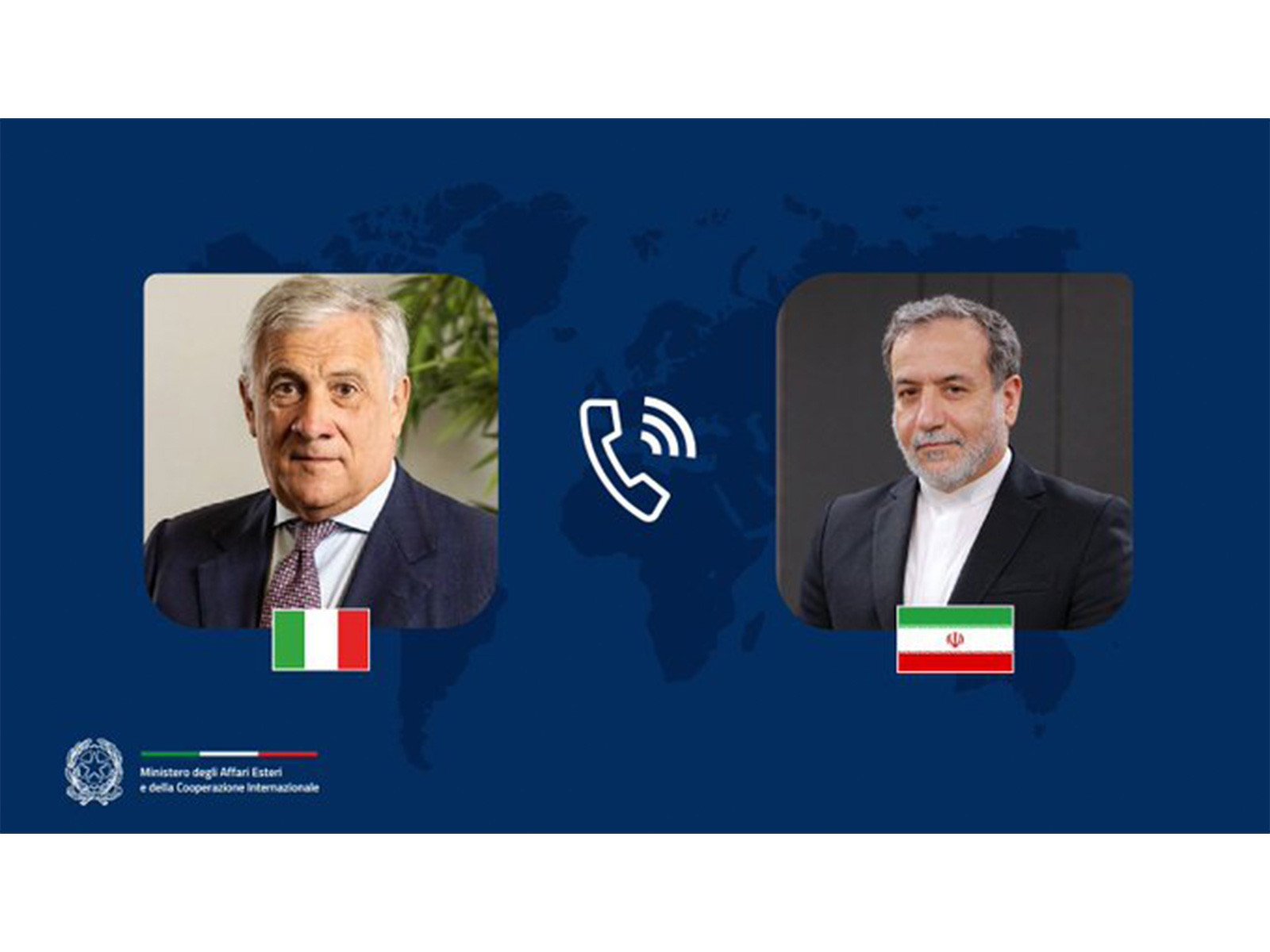 Italy's Foreign Minister Antonio Tajani speaks with Iran's Abbas Araghchi via phone amid rising Middle East tensions (Photo: X/@Antonio_Tajani)