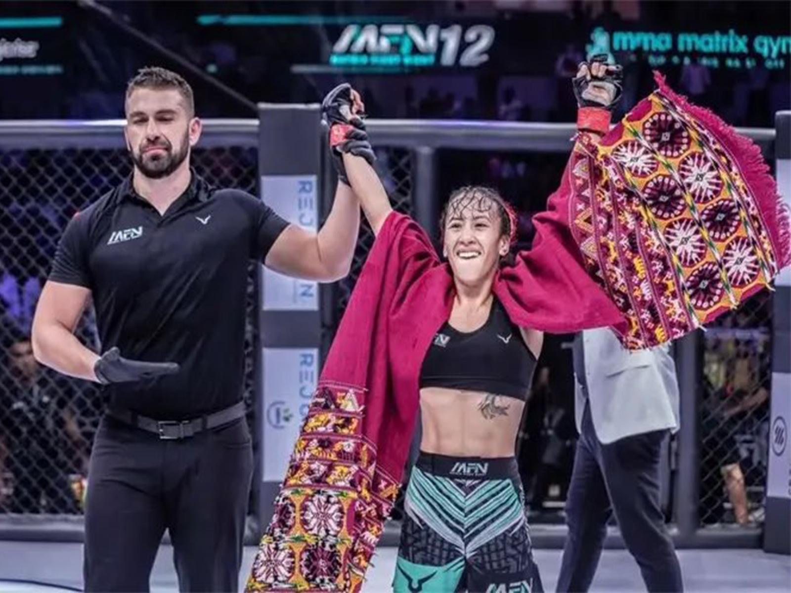 Indian MMA fighter Sonam Zomba. (Photo/X@PemaKhanduBJP)