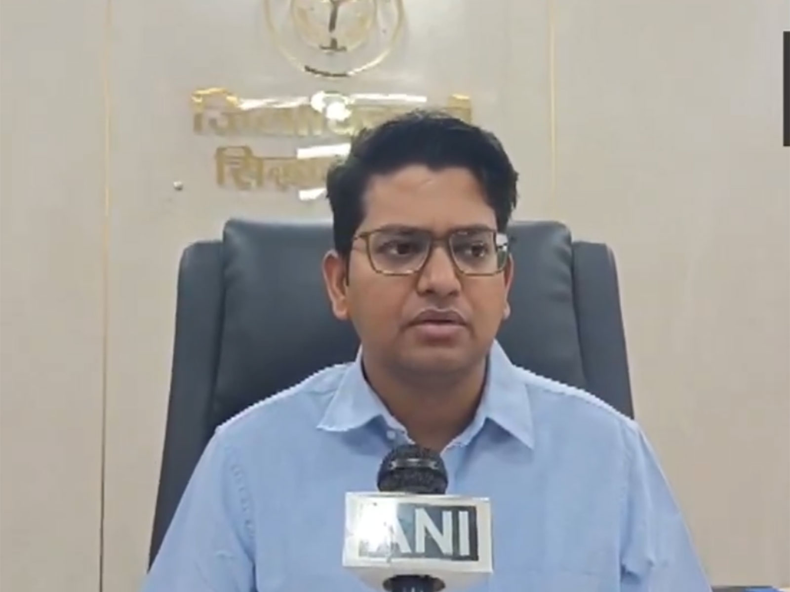 District Magistrate of Siddharthnagar Shivsharanappa (Photo/ANI)