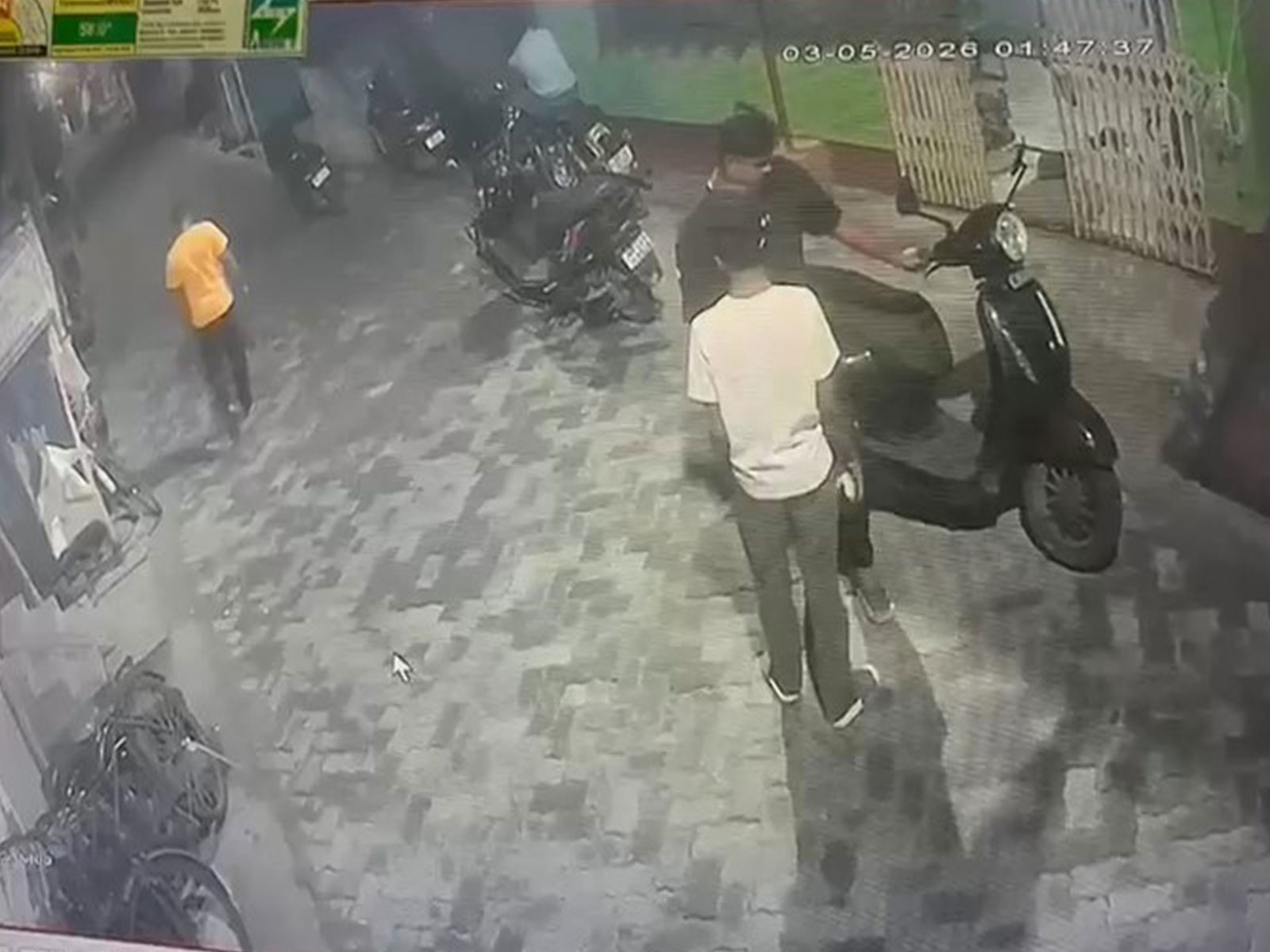 CCTV footage of the attack (Photo/ANI) 