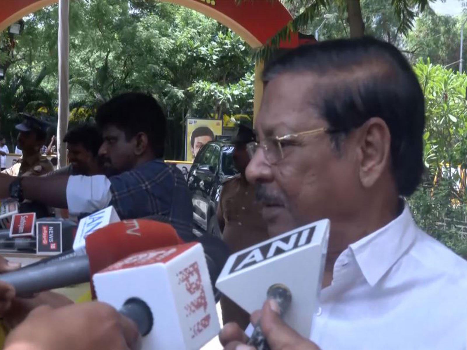 DMK leader RS Bharathi (Photo/ANI)