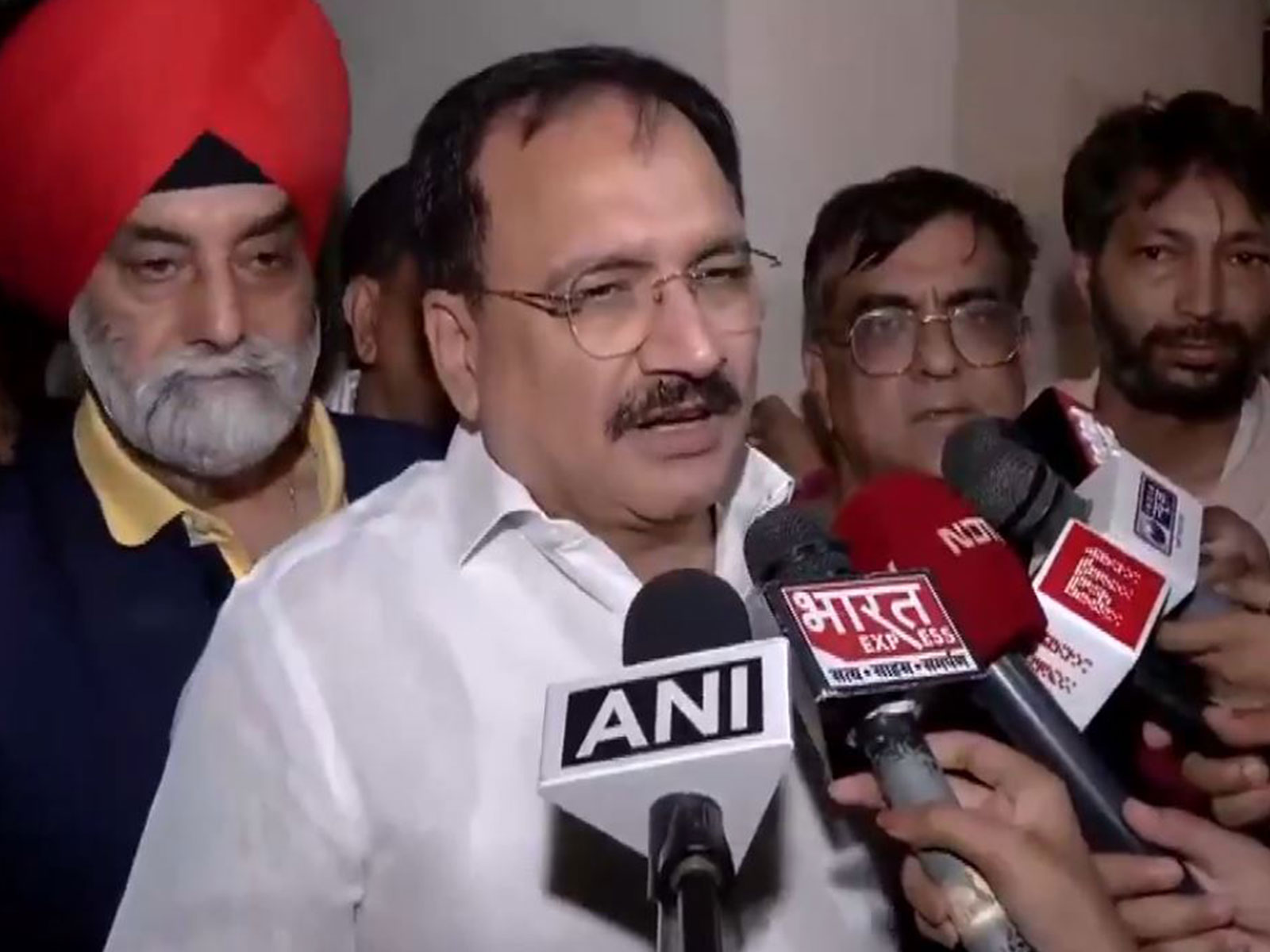 Delhi BJP State President Virendra Sachdeva (Photo/ANI)