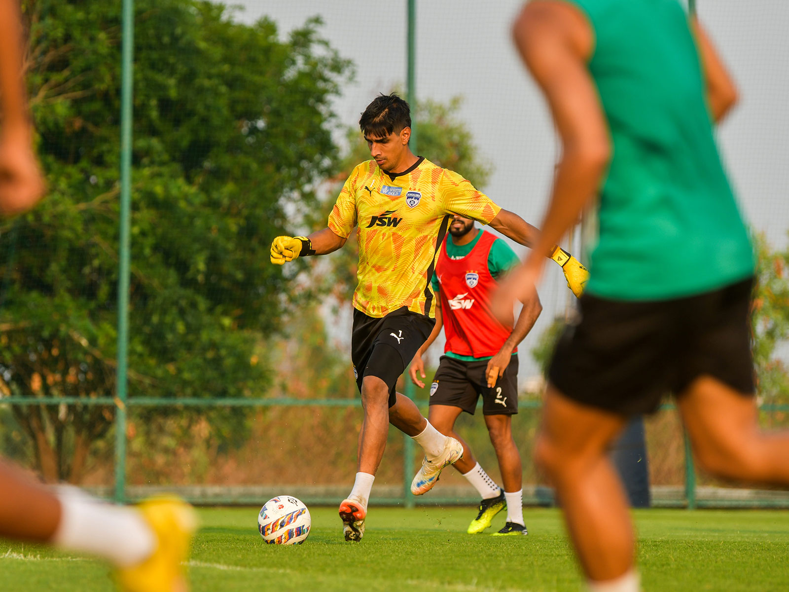 Bengaluru FC's Gurpreet Singh Sandhu during training session (Image: Bengaluru FC media)