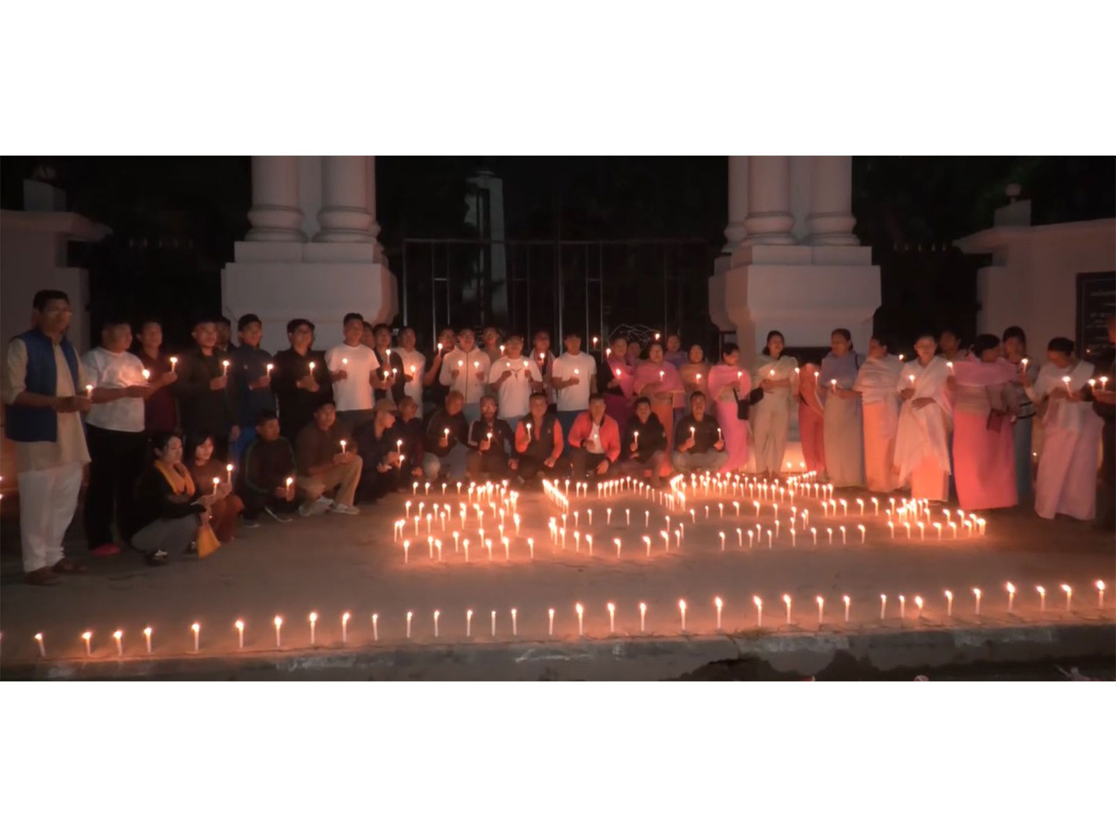 Visual from the candlelight vigil (Photo/ANI)