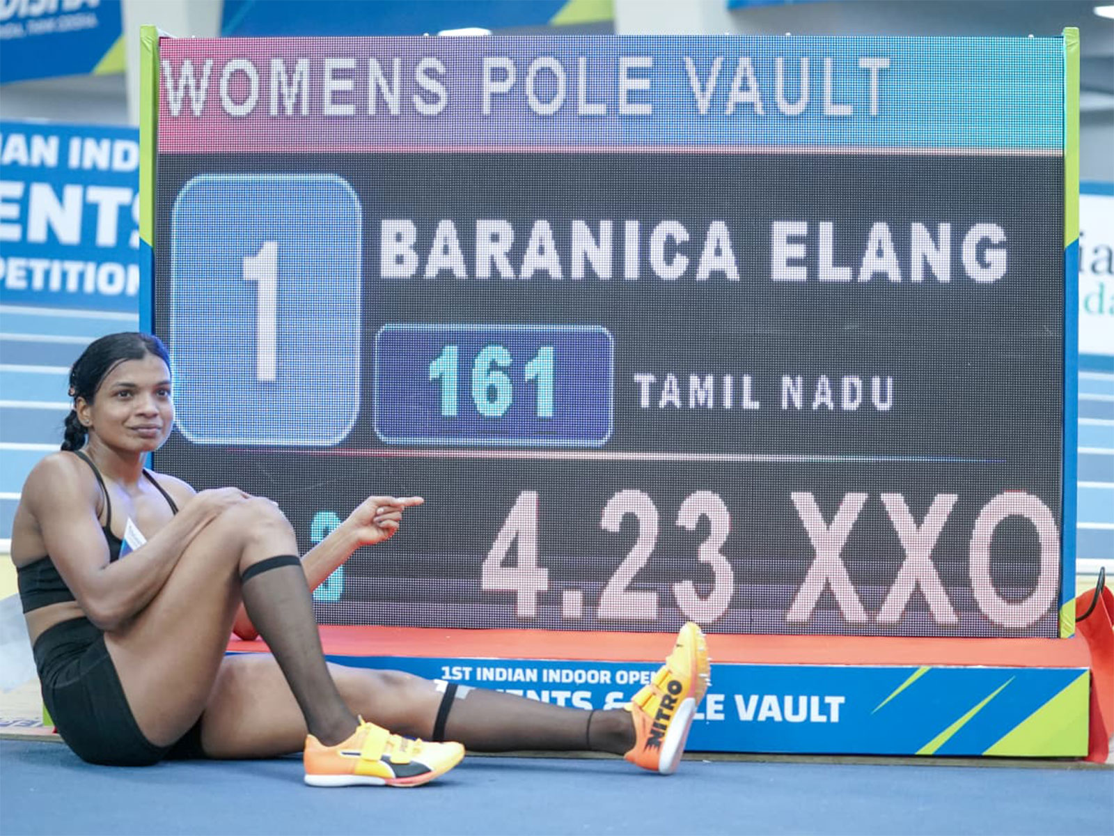 India's pole vaulter Baranica Elangovan (Image: AFI media)