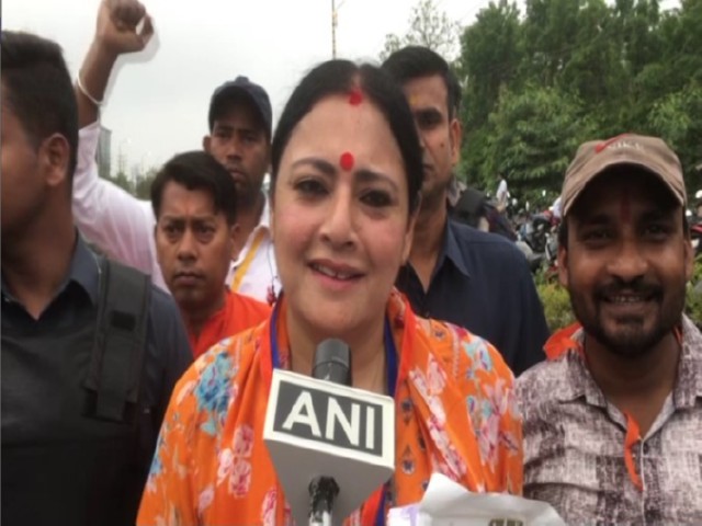 Bharatiya Janata Party's Asansol Dakshin candidate Agnimitra Paul (Photo/ANI)