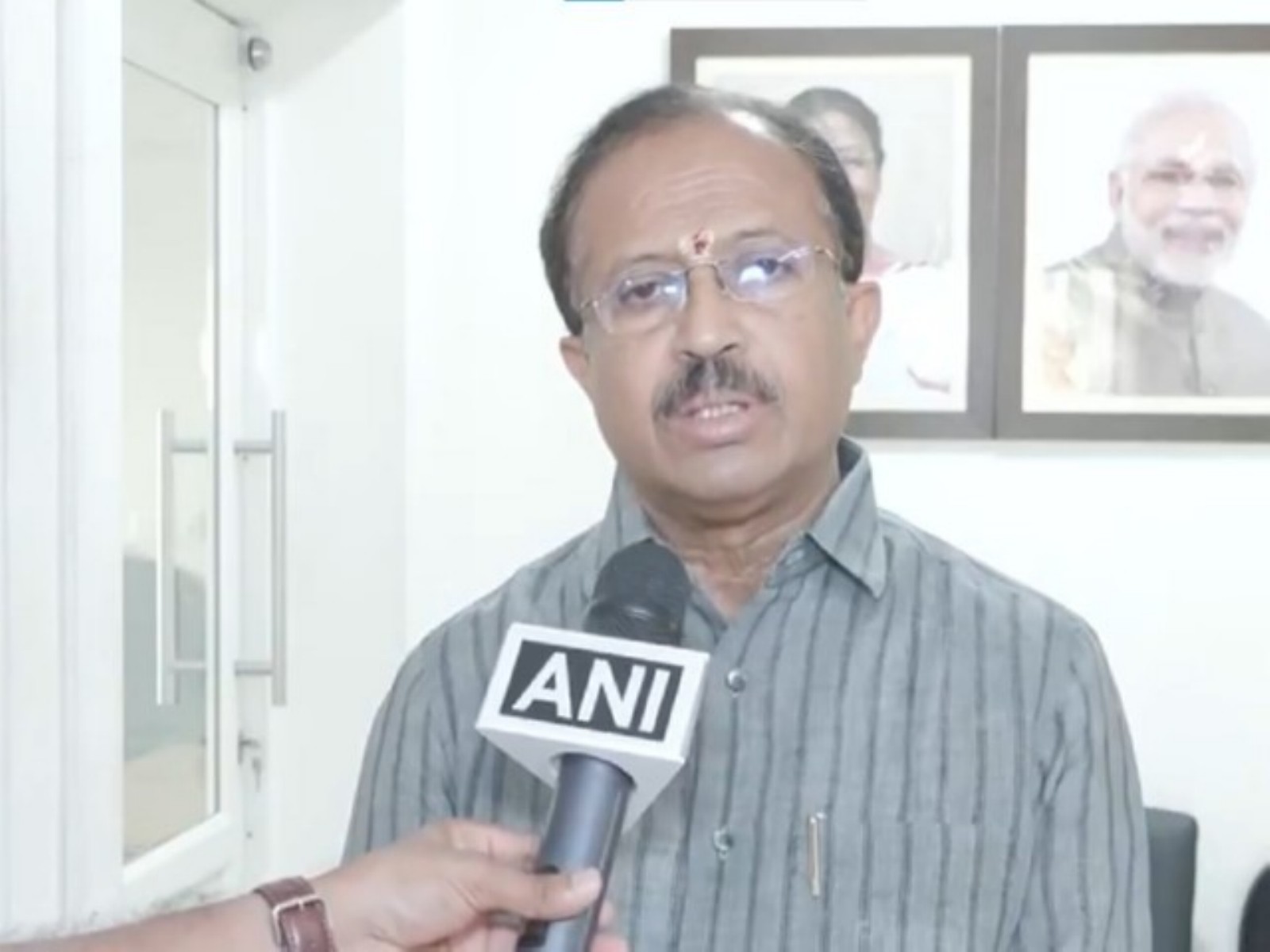 BJP Kazahakootam candidate V Muraleedharan (Photo/ANI)