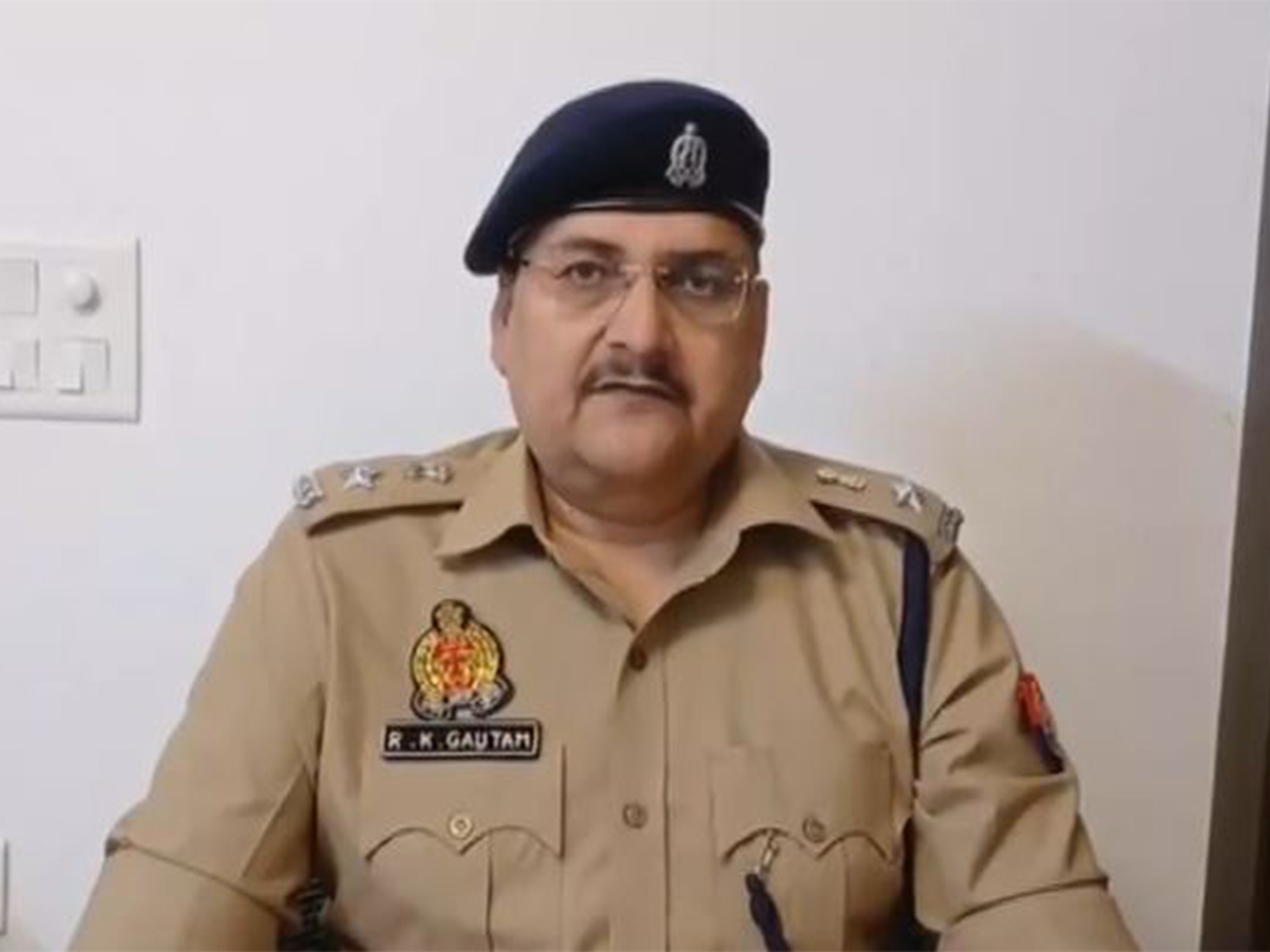 RK Gautam, ADCP Central Noida zone (Photo/ANI)