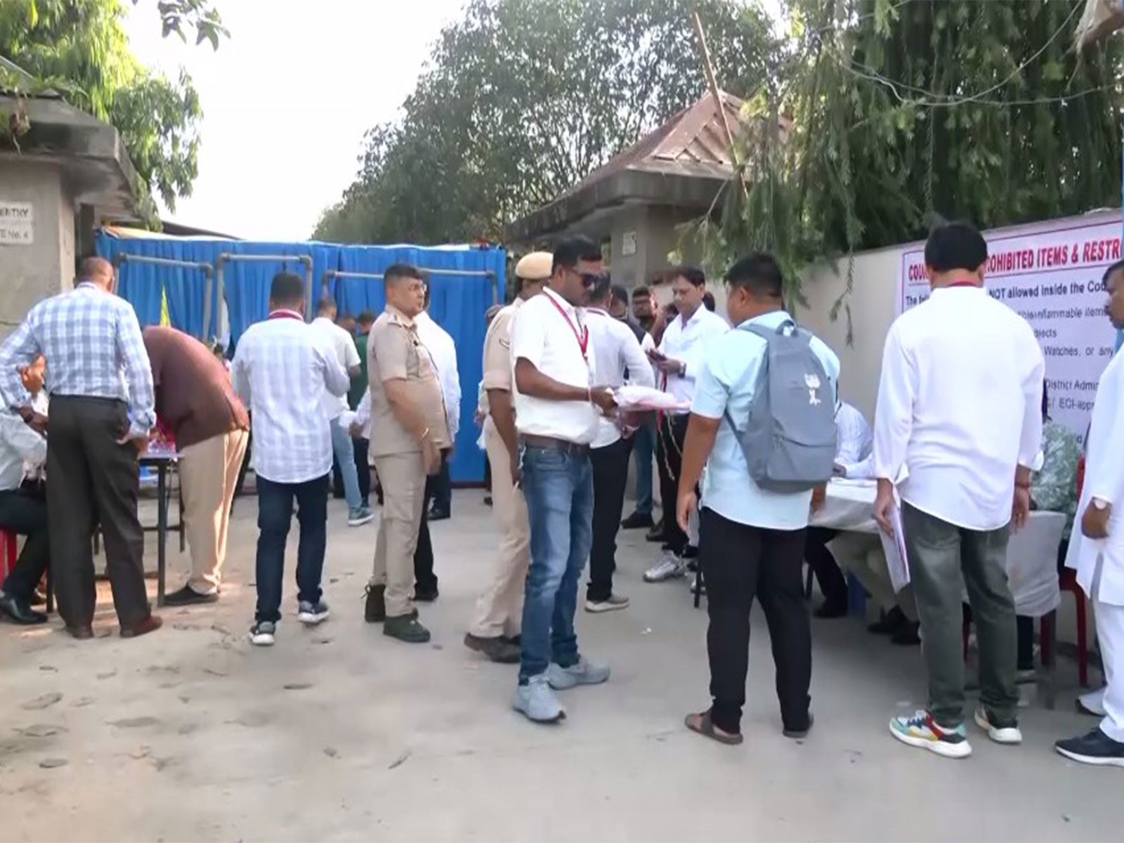 Visuals from counting centre in Kolkata (Photo/ANI) 