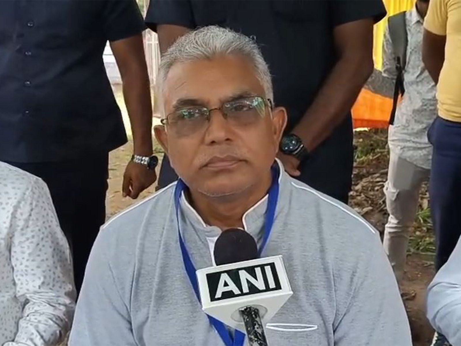 BJP Candidate from the Kharagpur assembly constituency, Dilip Ghosh (Photo/ANI)