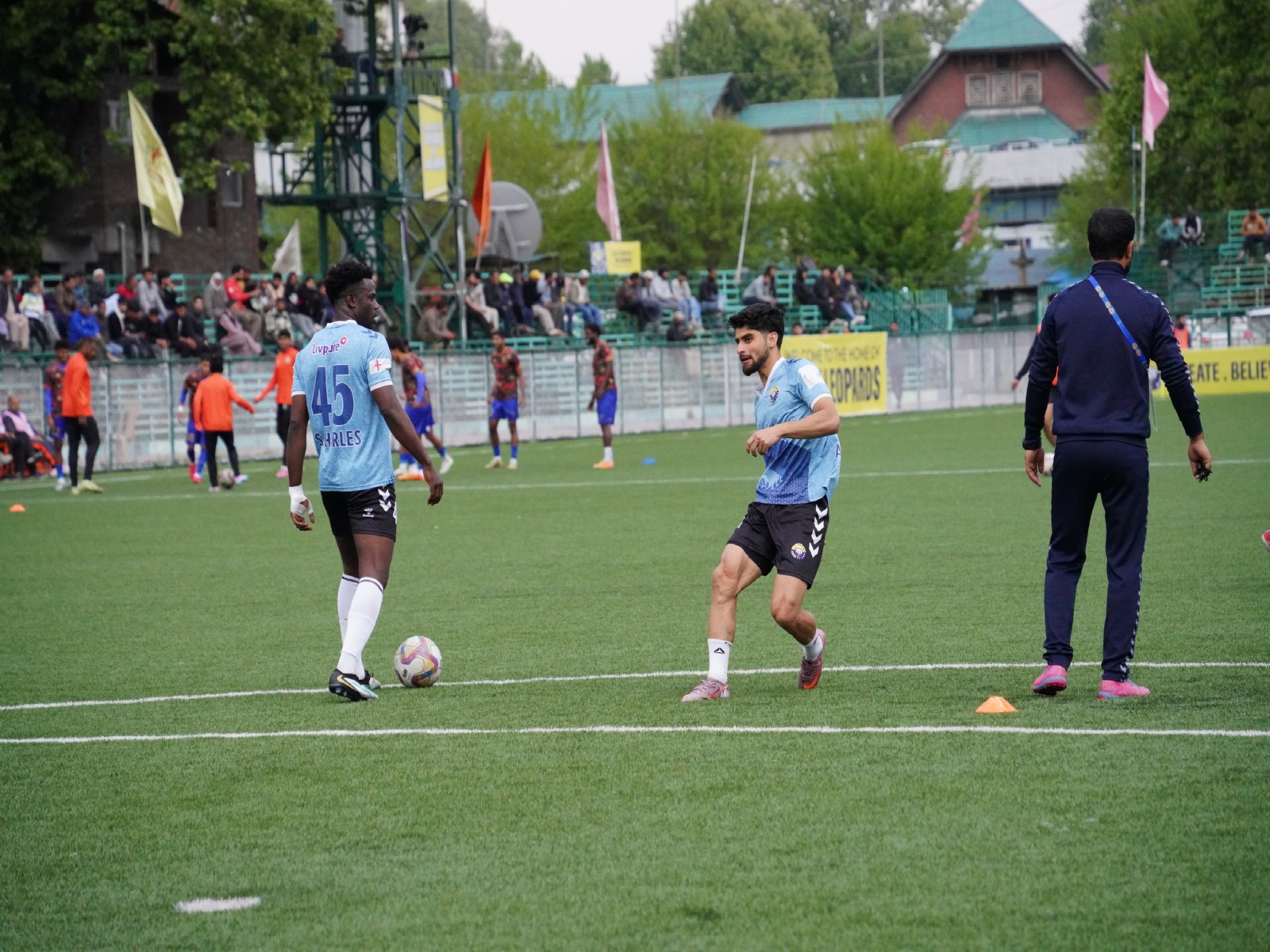 Real Kashmir players training (Photo: AIFF Media)