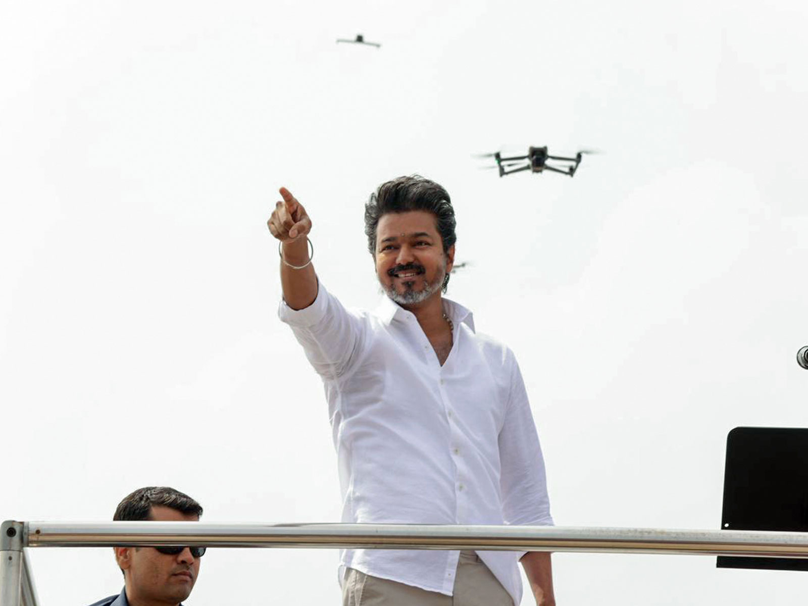Tamilaga Vettri Kazhagam chief Vijay (Photo/ANI)
