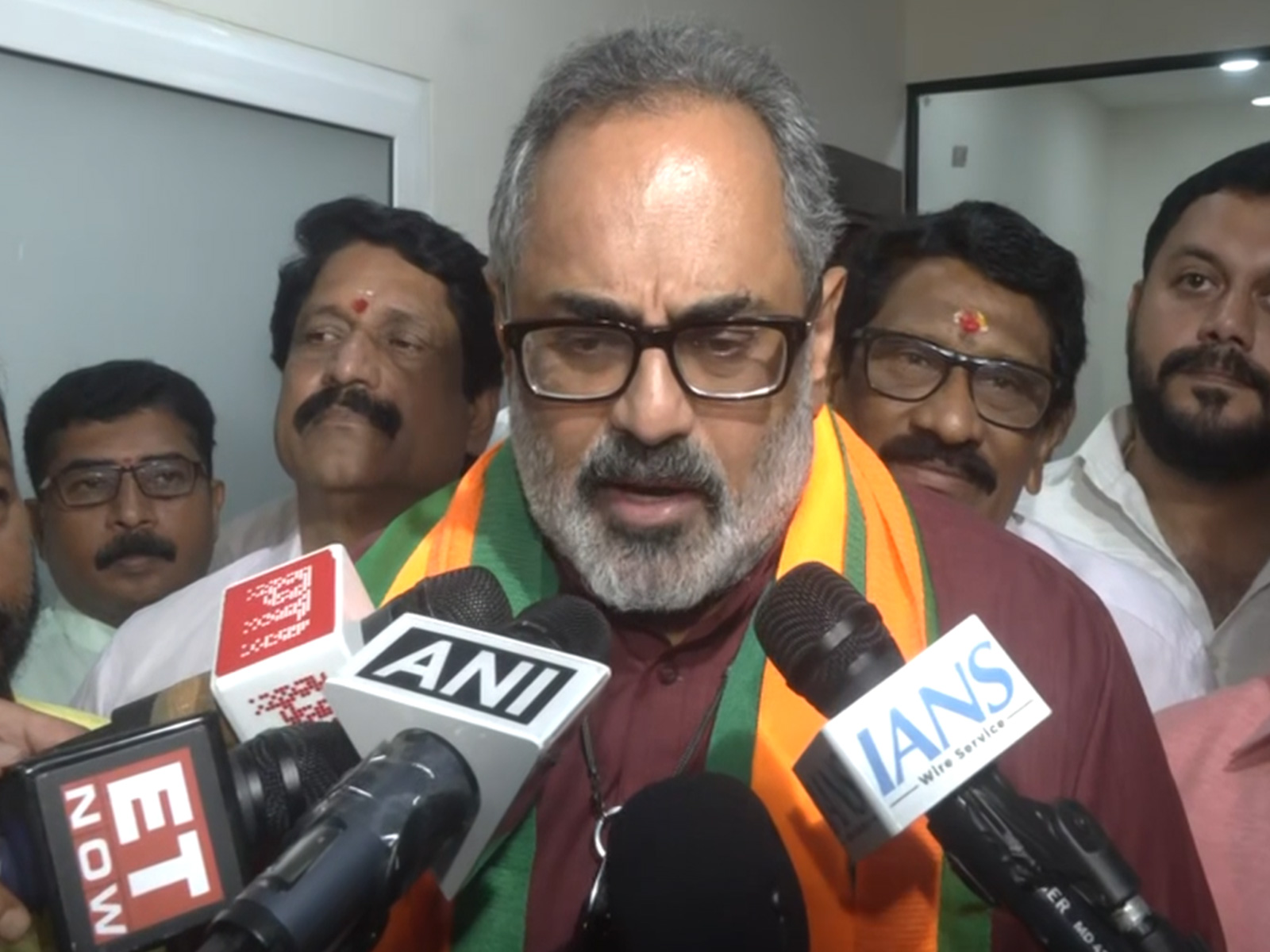 Keralam BJP president Rajeev Chandrasekhar (Photo/ANI)