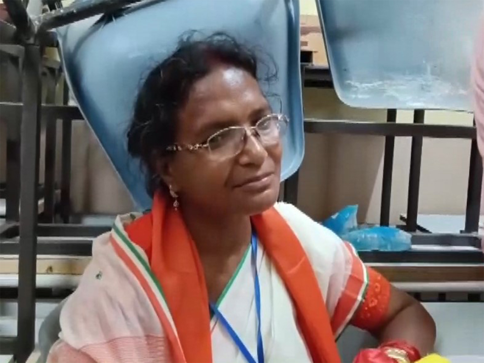 BJP candidate from Panihati and mother of RG Kar case victim Ratna Debnath (Photo/ANI)