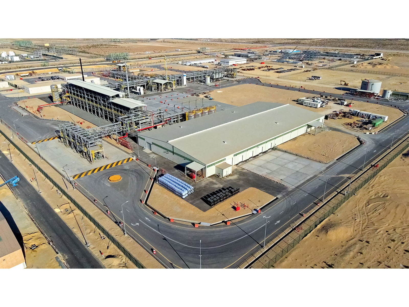 State-of-the-art chemical reaction and blending facility at Desert Rose, Sterling Multichem -- in Jubail, Saudi Arabia.