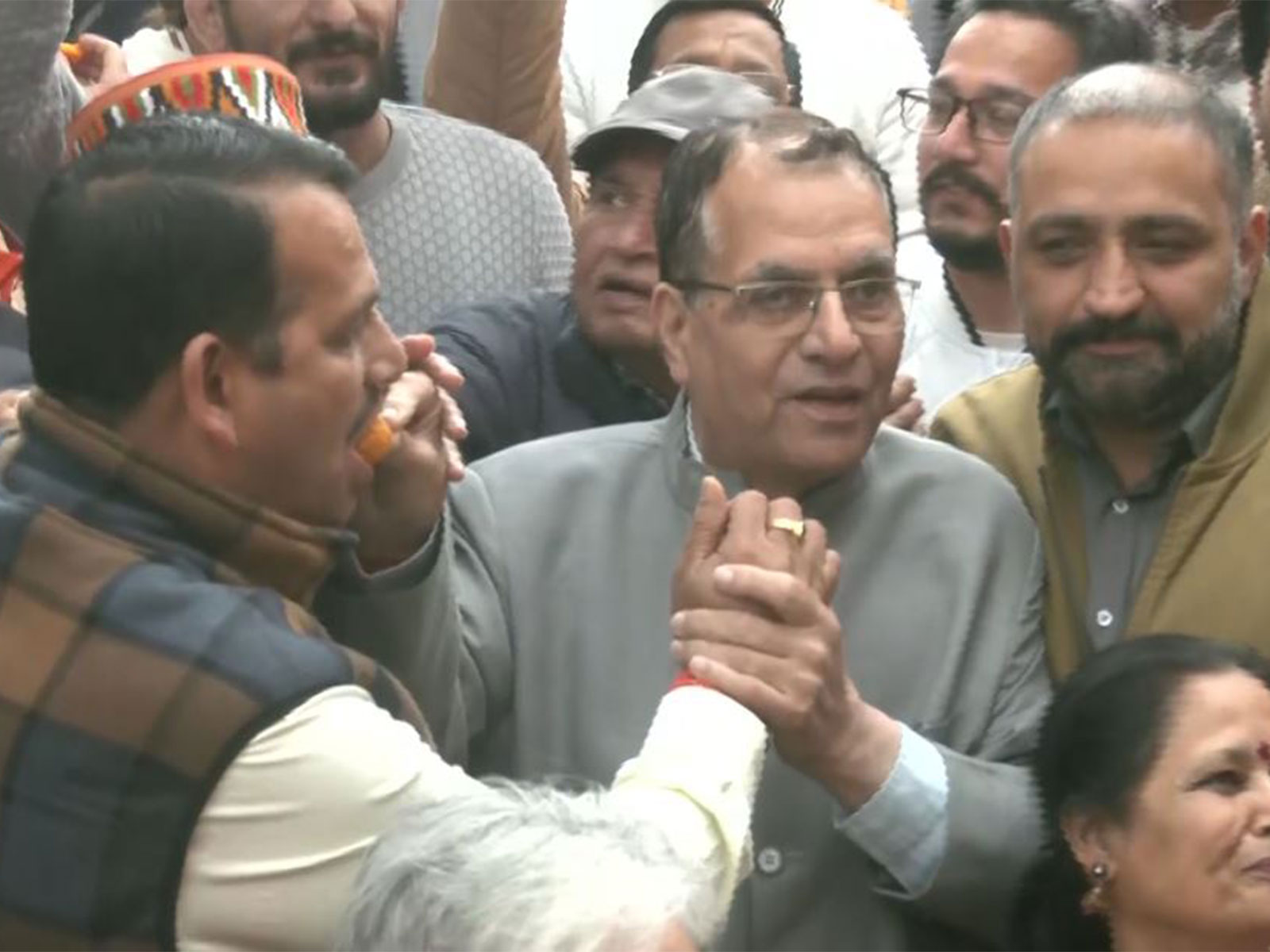 BJP celebrates 'historic wins' in Bengal, Assam, Puducherry (Photo/ANI)