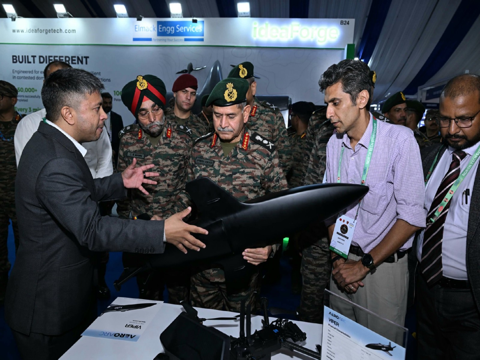 COAS General Upendra Dwivedi at he North Tech Symposium in Prayagraj (Photo/X/@adgpi)