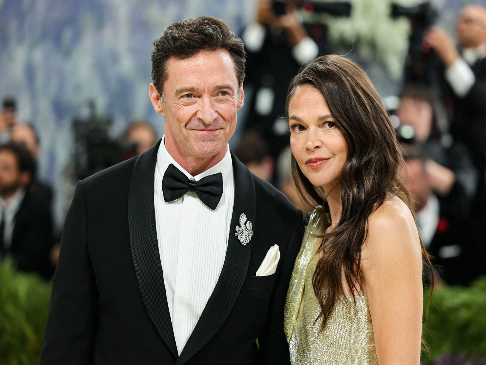 Hugh Jackman, Sutton Foster (Photo/Reuters)