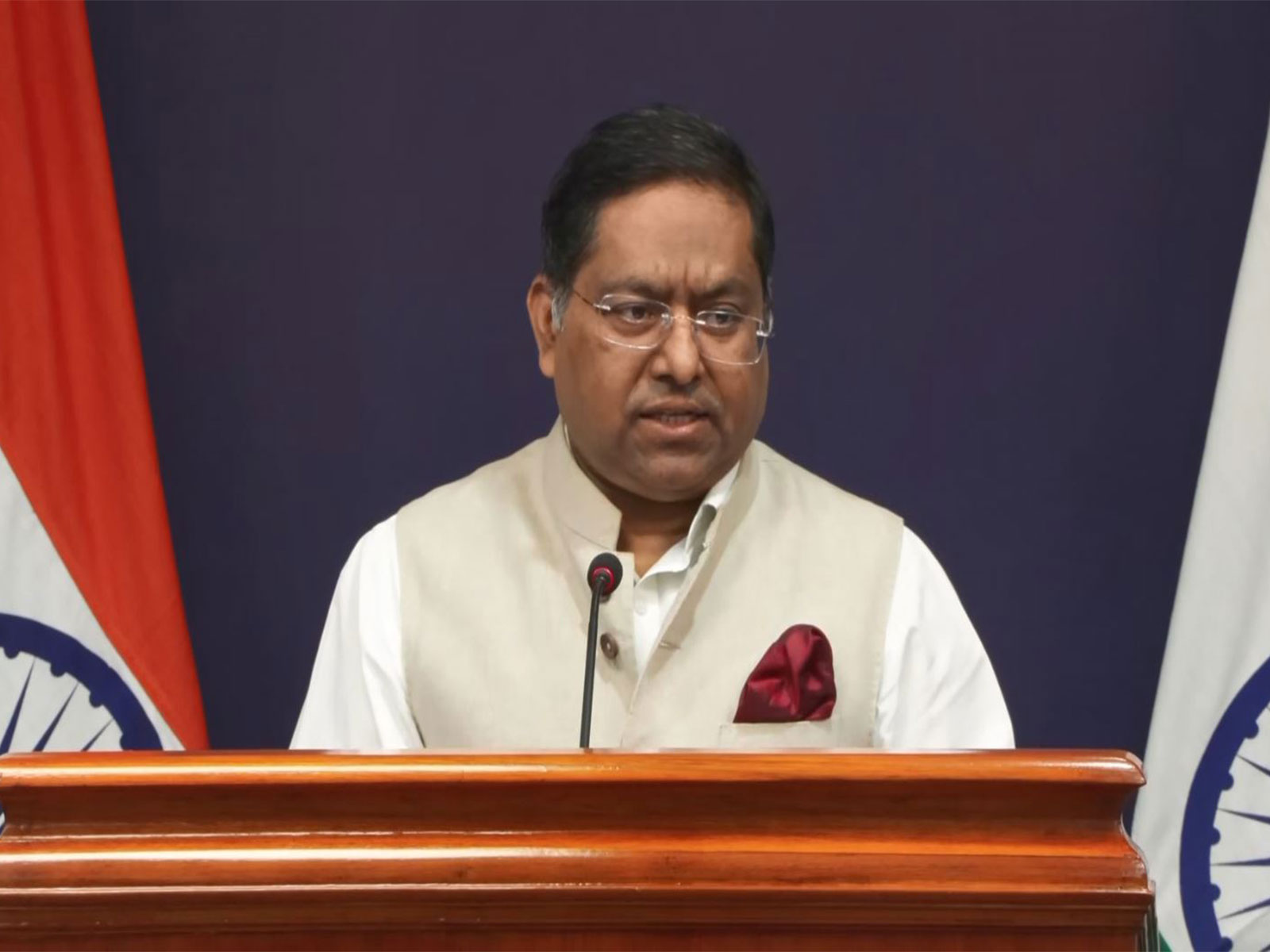 MEA Spokesperson Randhir Jaiswal (File Photo/YouTube/MEAIndia)