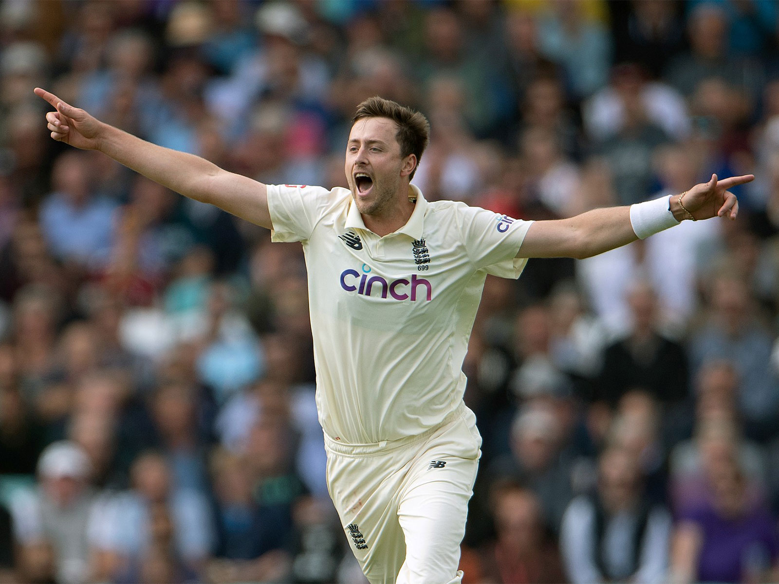 Ollie Robinson celebrating (File Photo/ANI)