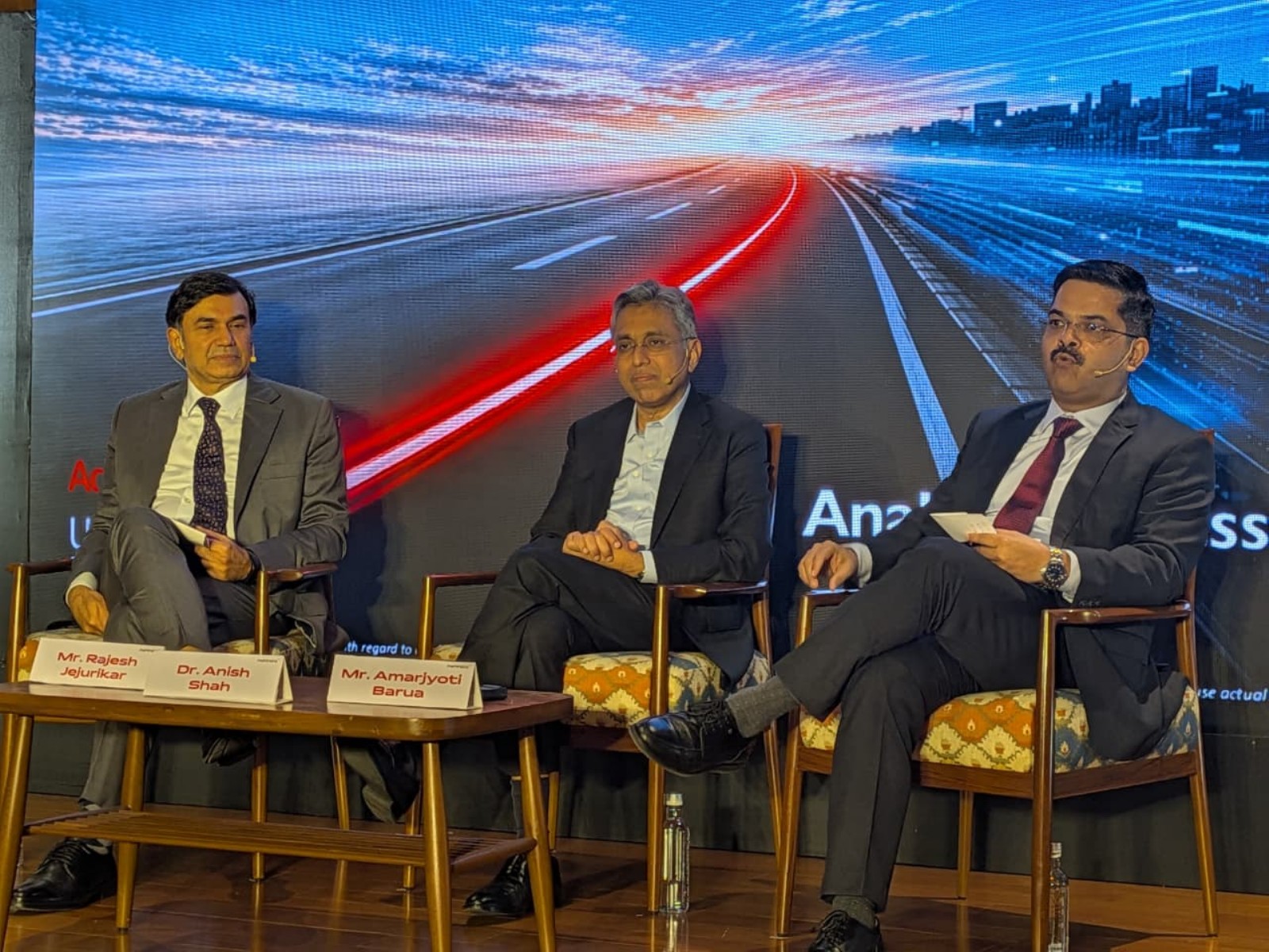 Rajesh Jejurikar (L), Anish Shah (C) and Amarjyoti Barua (R) (Photo/ANI)