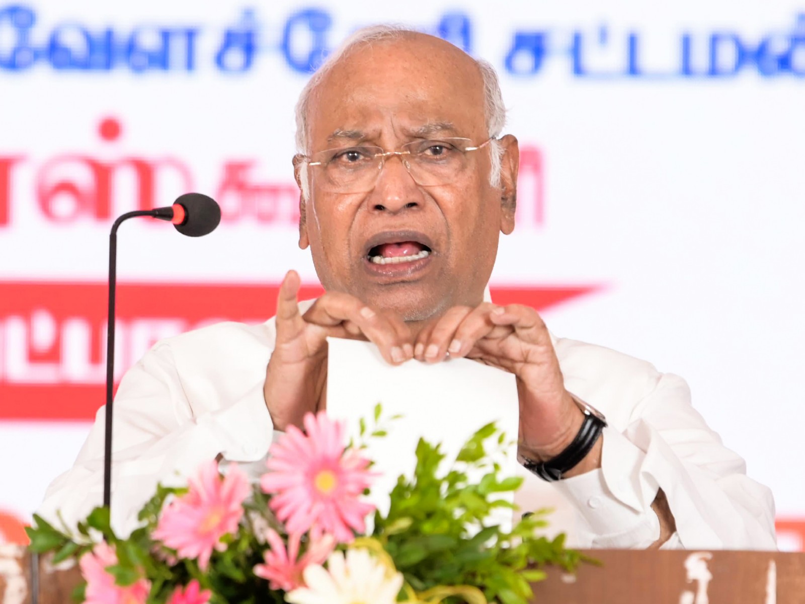 Congress chief Mallikarjun Kharge (File Photo/ANI)
