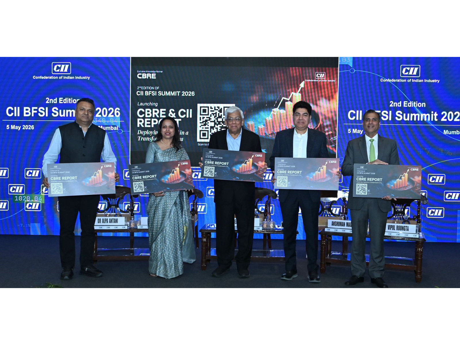A visual from CII BFSI Summit 2026 (Photo/ANI)