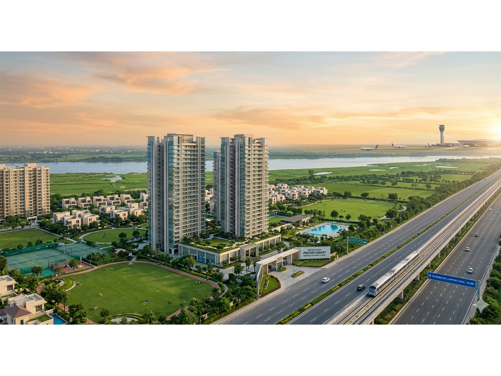 Noida Expressway: Redefining NCR's luxury landscape through low-density living, expansive greenery, and world-class connectivity