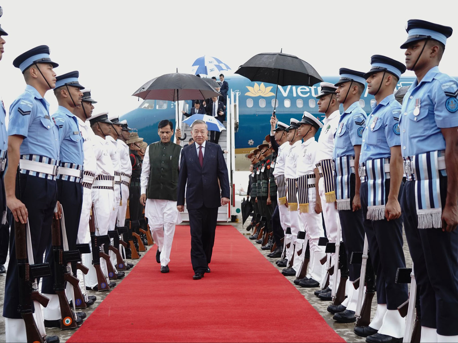 General Secretary, President of Vietnam, To Lam lands in New Delhi (Photo/ X@MEAIndia)