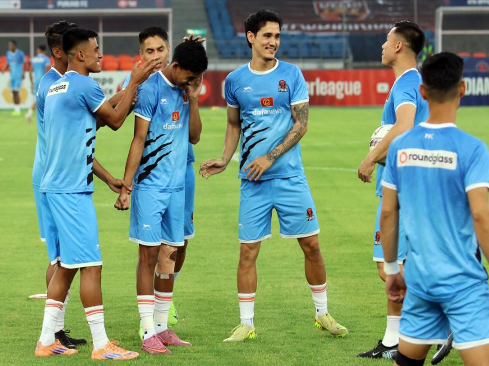 Punjab FC players during an ISL 2025-26 match. (Photo/Punjab FC)