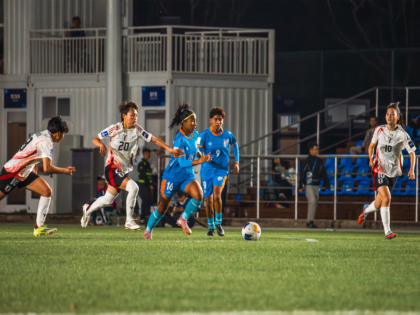 India and Japan U17 women's  teams in action (Photo: AIFF Media)
