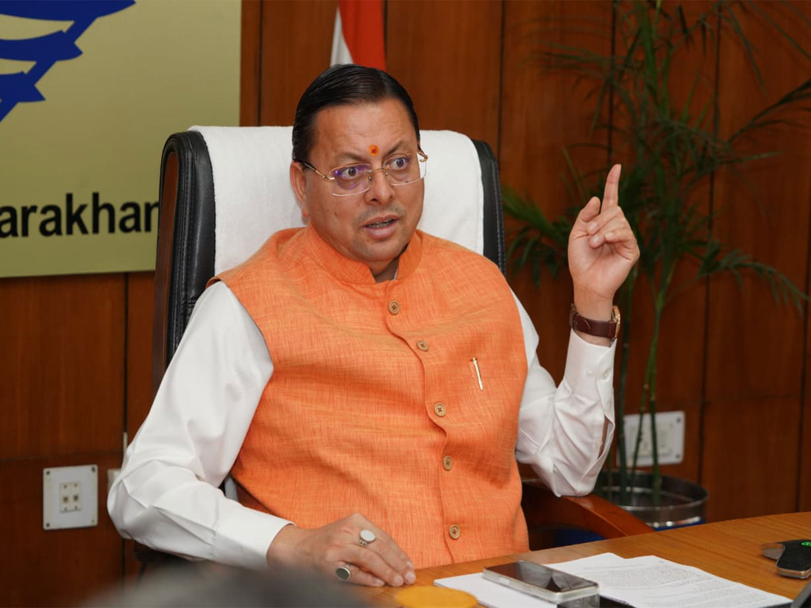  Uttarakhand Chief Minister Pushkar Singh Dhami (Photo/ANI)