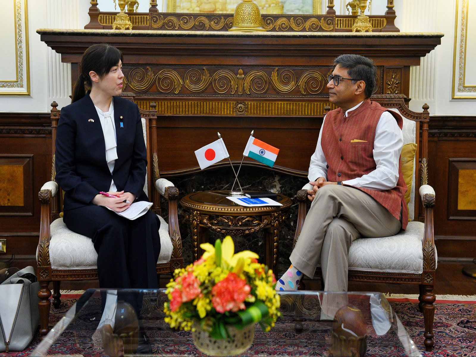 Foreign Secy Vikram Misri holds talks with Japan's Economic Security Minister Kimi Onoda (Photo/X@MEAIndia)