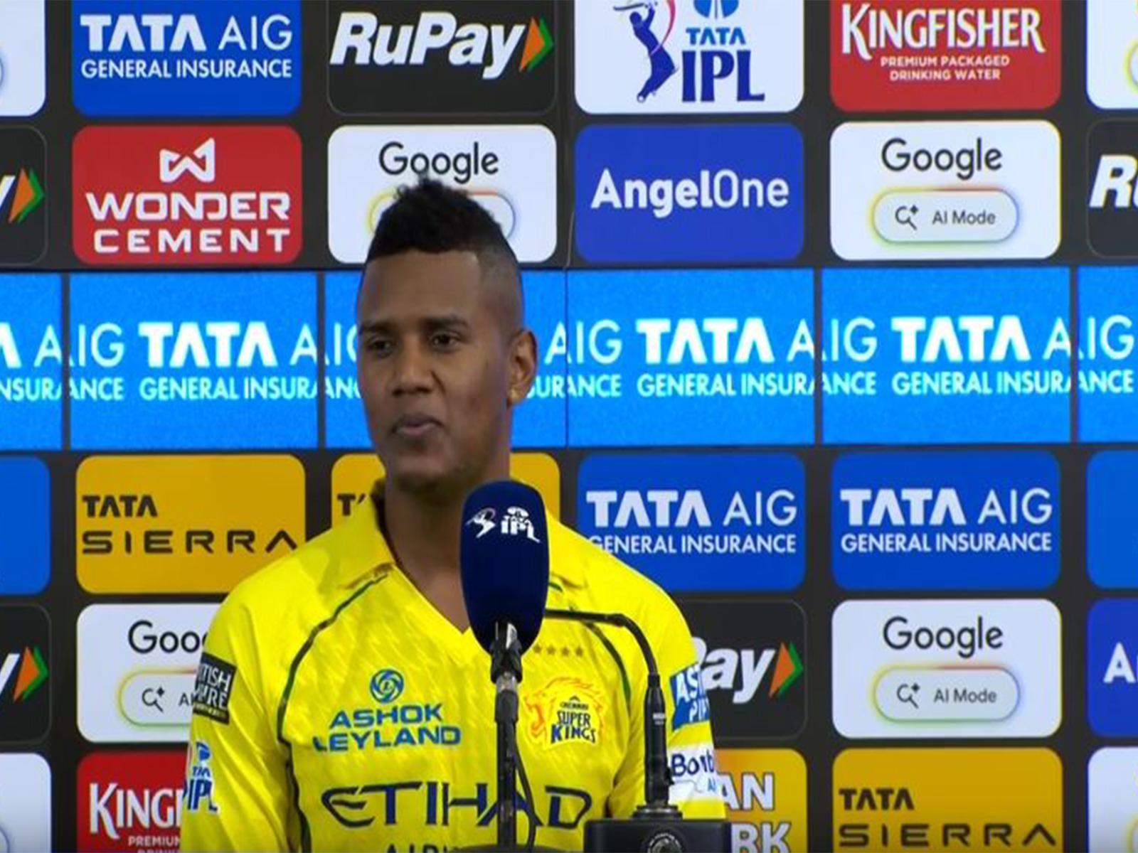 CSK spinner Akeal Hosein (Photo: IPL)