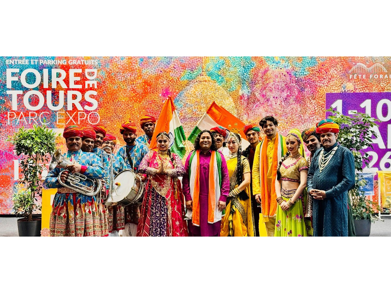 Rahis Bharti Represents India at Foire de Tours, France, Before 400,000 Global Audience