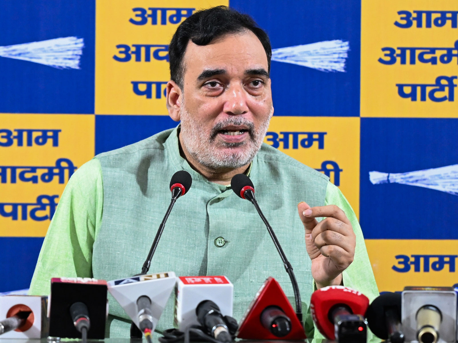 Delhi AAP leader Gopal Rai (File photo/ANI)