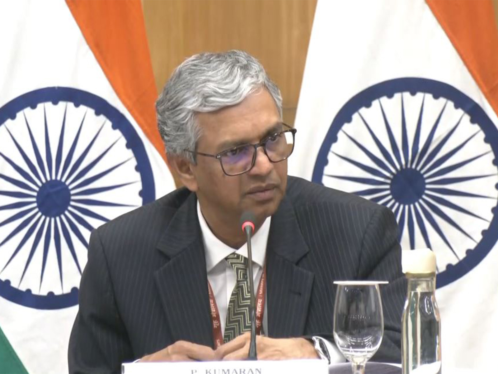  MEA Secretary (East) P Kumaran (Photo/ ANI)