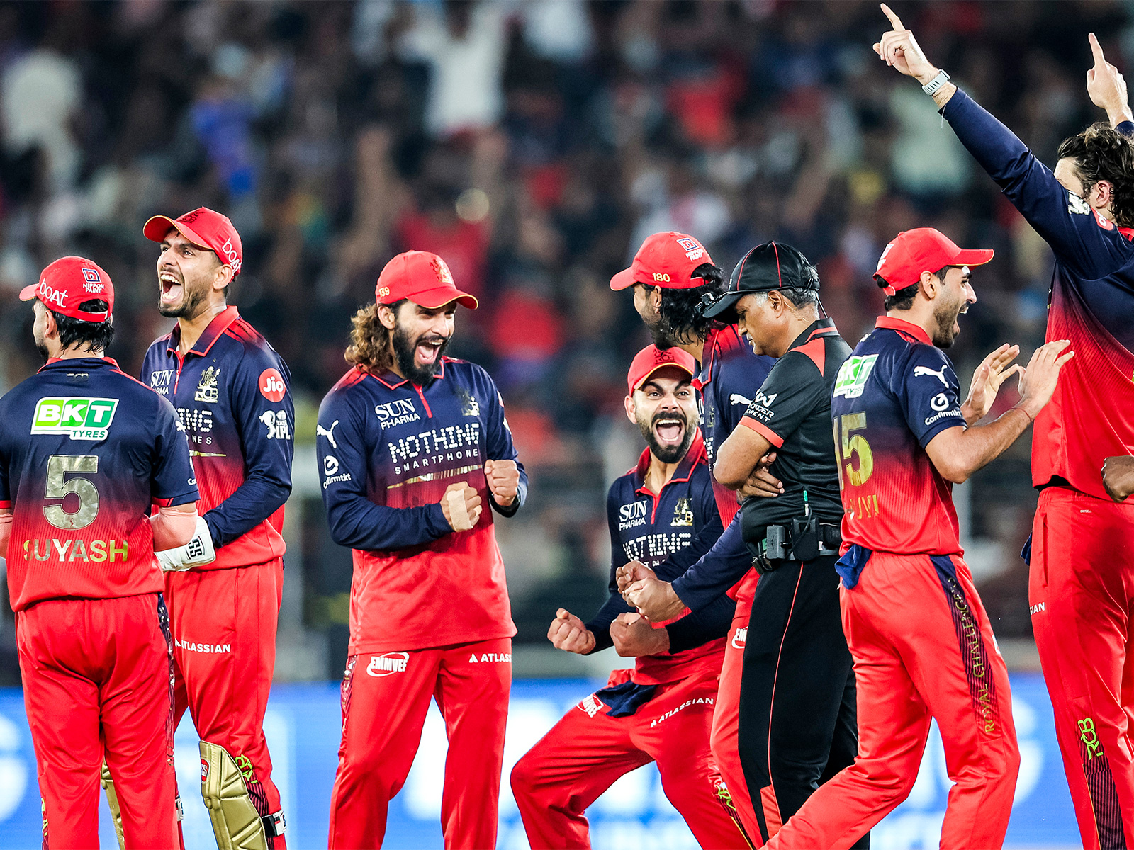 Royal Challengers Bengaluru players (Photo: ANI)