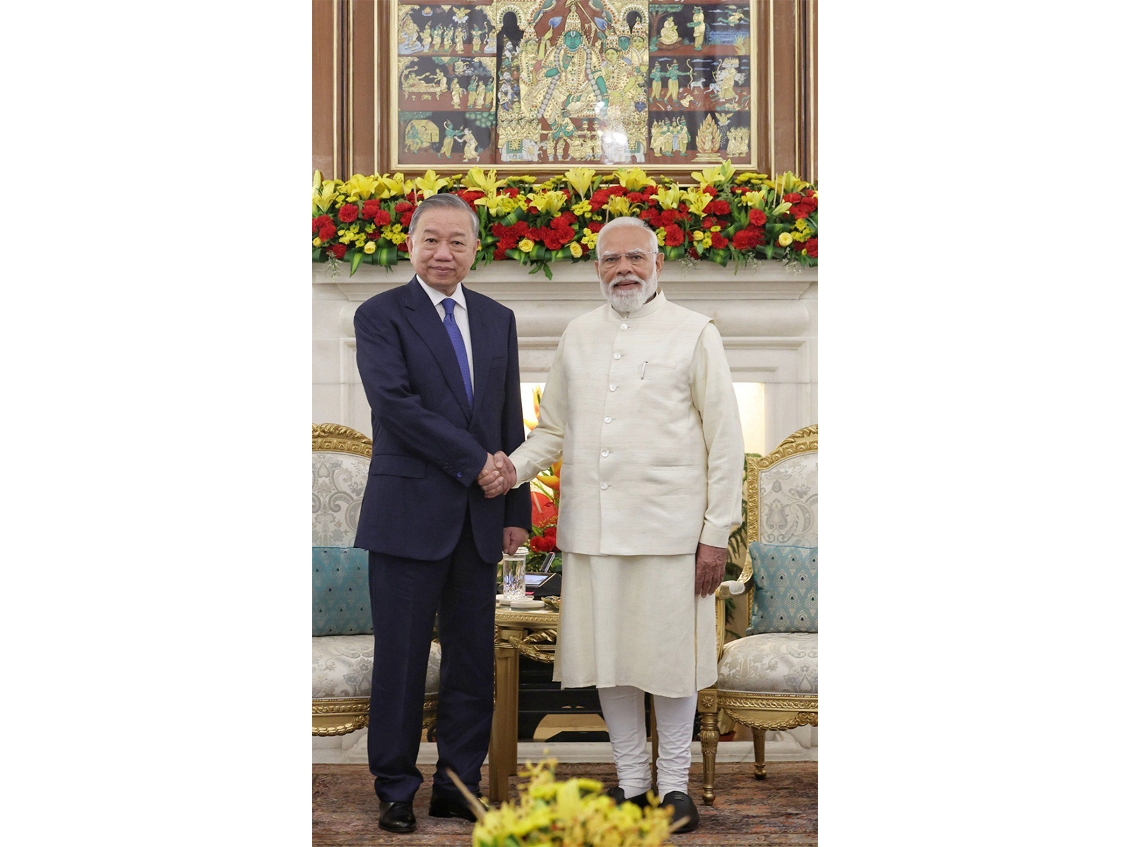 Prime Minister Narendra Modi with President of Vietnam To Lam (Image: X@narendramodi)