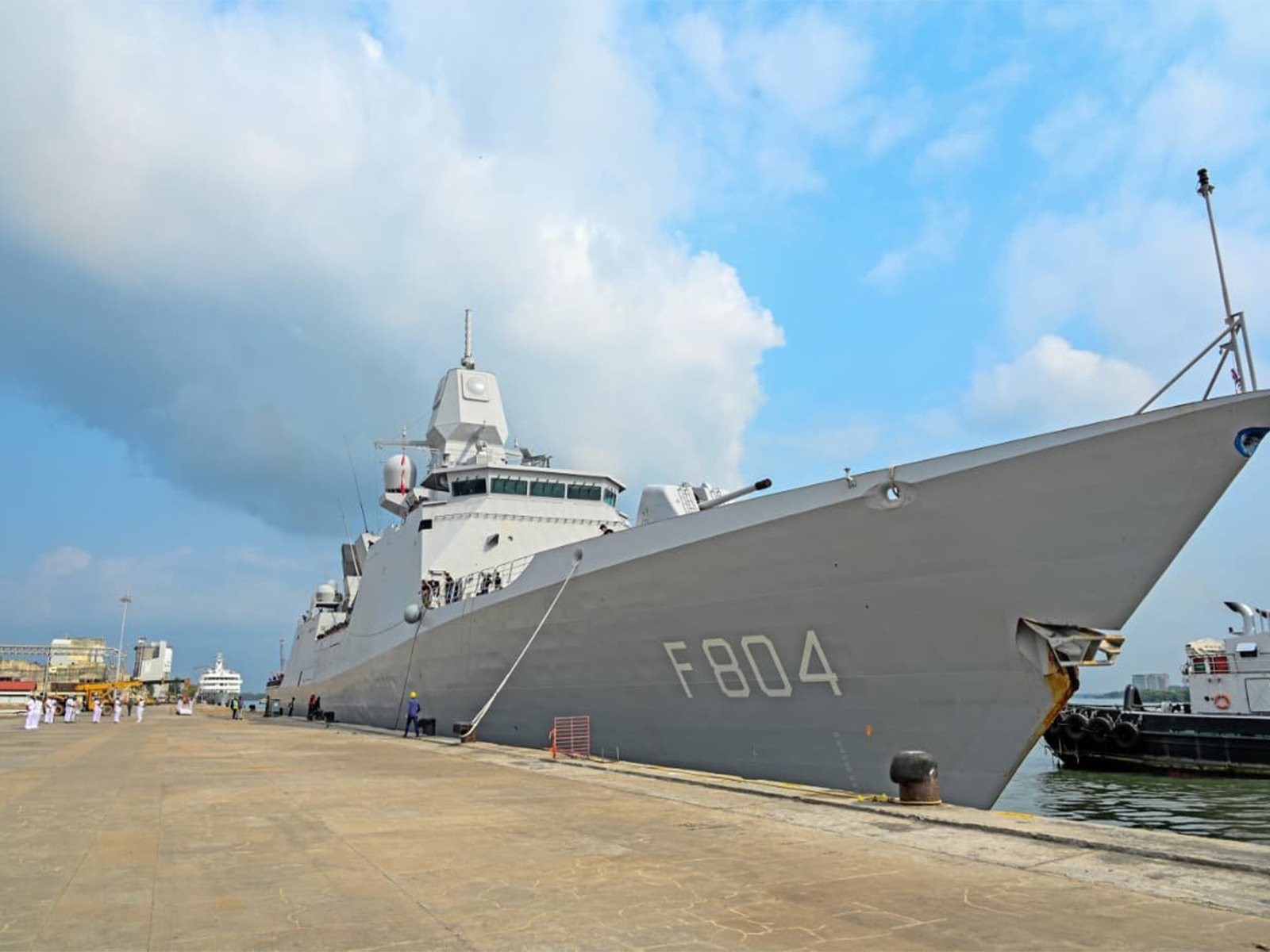 Royal Netherlands Navy ship HNLMS De Ruyter (Photo/@indiannavy)