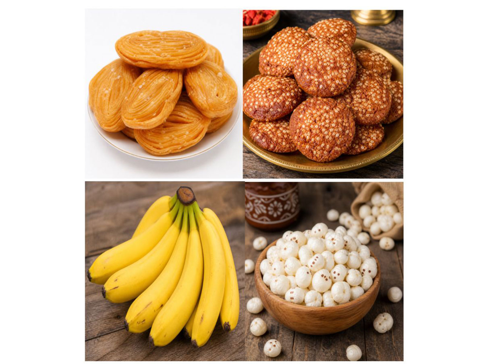 Delicacies from Bihar (Silao Khaja, Gaya Anarsa, Mithila Makhana, and Hajipur Malbhog Banana), served during Vietnam President To Lam state visit to India (Photo/ANI)