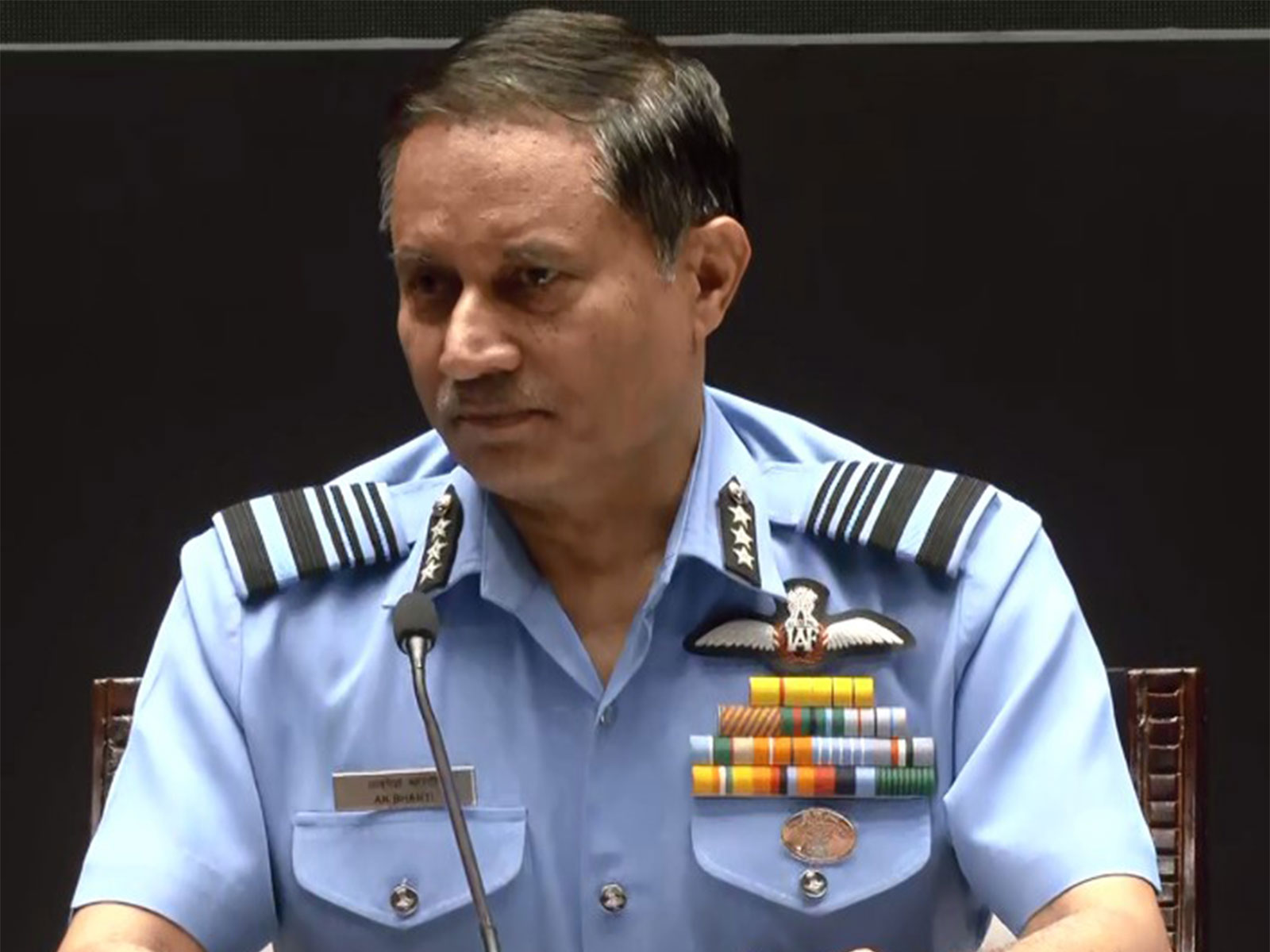 Air Marshal AK Bharati (Photo/ANI)