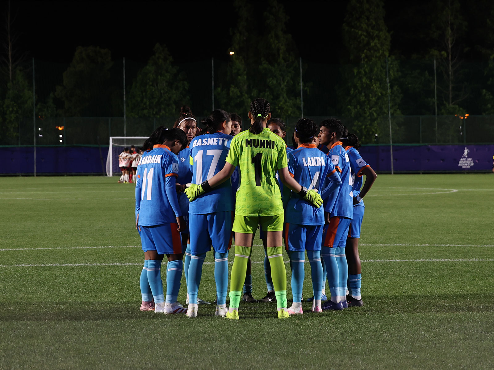 India U17 women's team in hurdle (Photo: AIFF Media)