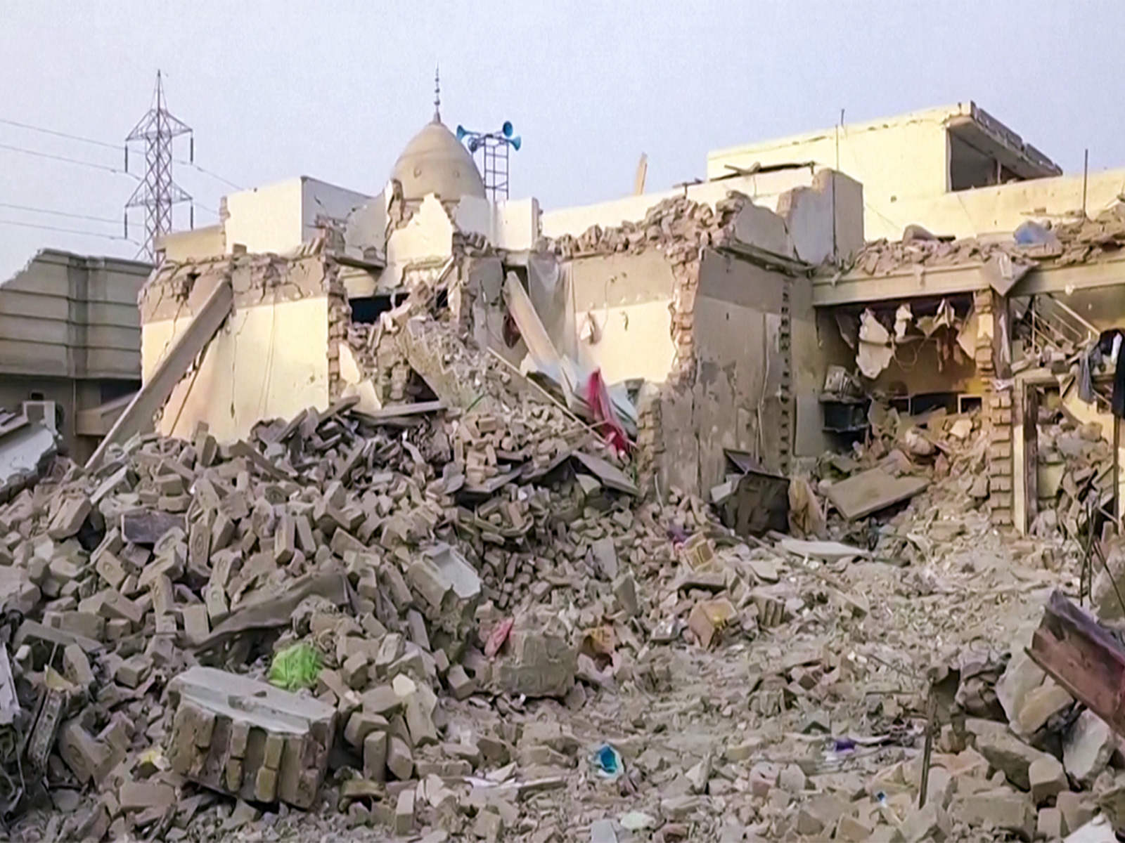 A view of a damaged Jamia Masjid Subhan Allah, the operational headquarters of JeM caused by India's precision missile strikes, carried out under 'Operation Sindoor', in Bahawalpur (File Photo/ ANI)