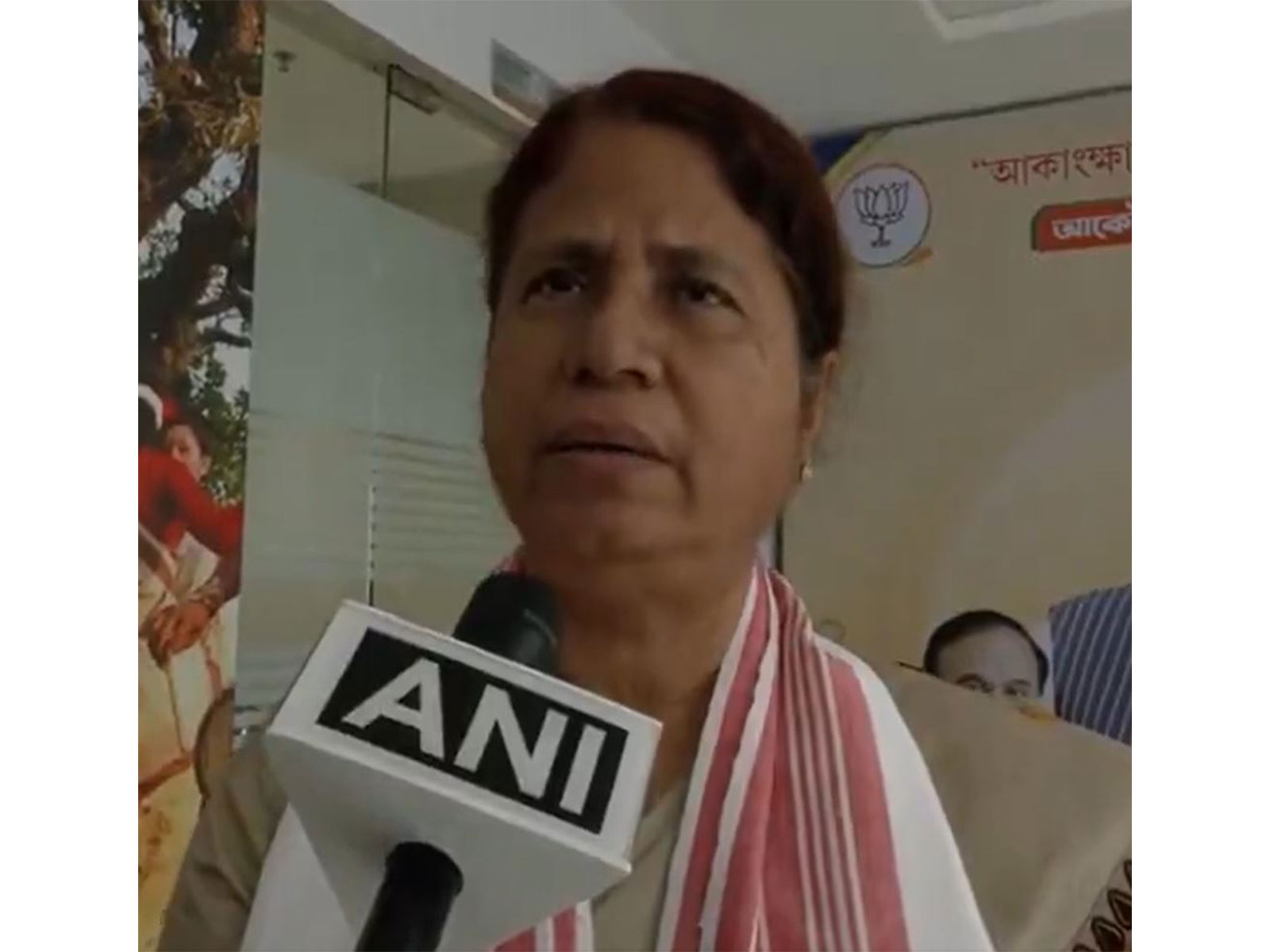 BJP's winning candidate from Golaghat, Ajanta Neog (Photo/ANI)