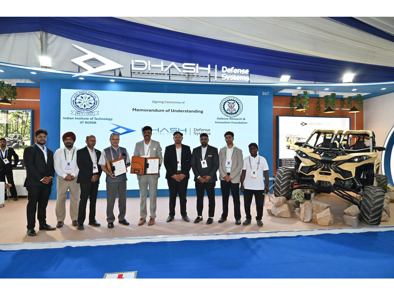 Partnership to develop autonomous, indigenous all-terrain platforms for advanced defence mobility -- a key step toward India's Atmanirbhar Bharat vision.